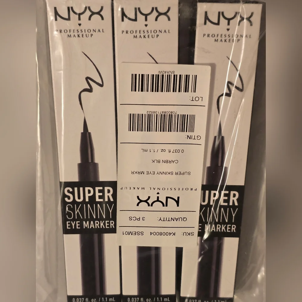 NYX Super Skinny Eye Marker Bundle of 3-Brand New